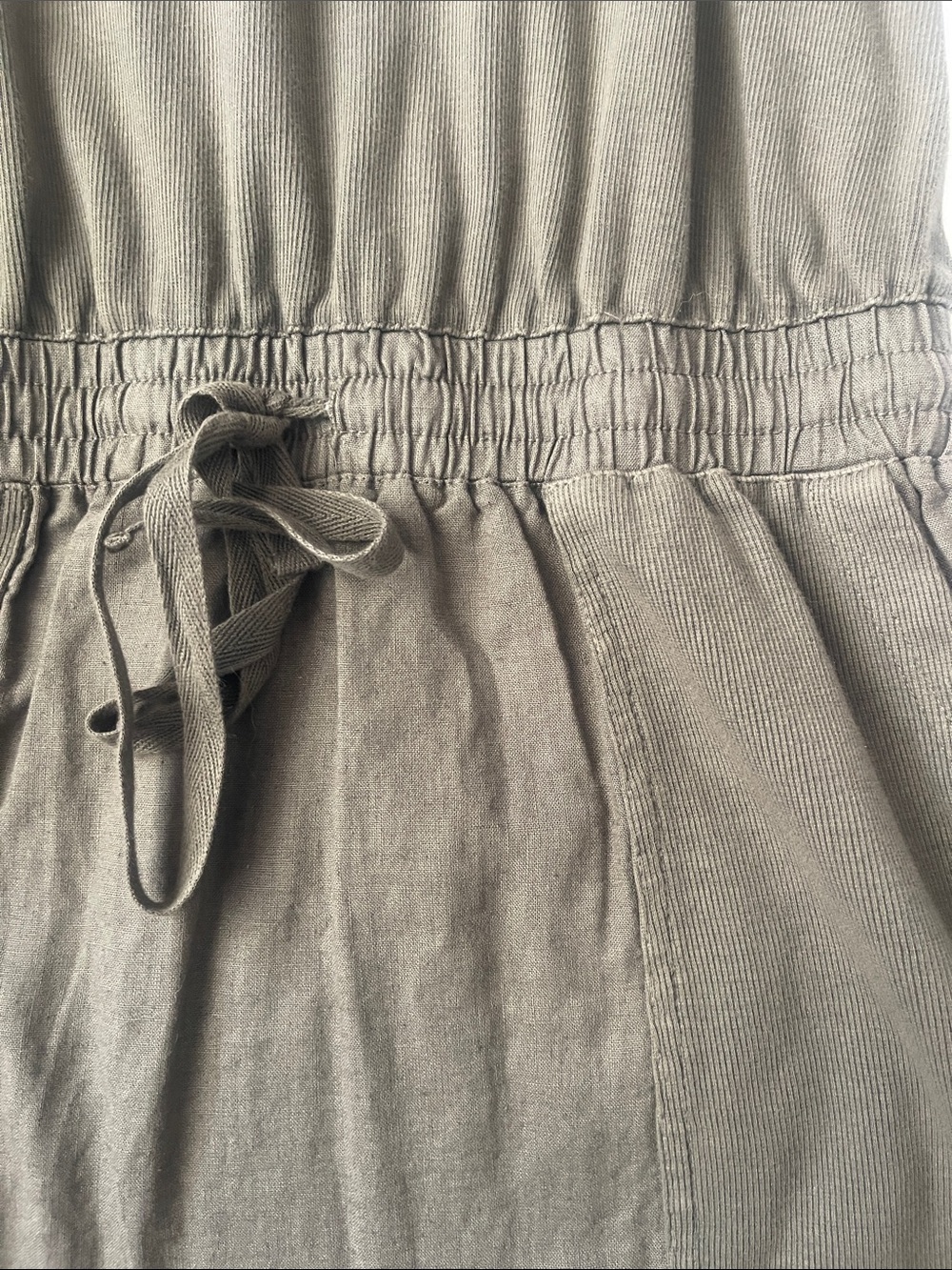 Michael Stars Stretch Cotton & Linen Midi Tank Dress - Picture 5 of 6